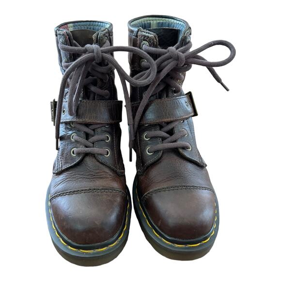 Dr Martens Triumph 1460 Dark Brown with strap and buckle size 7 ladies - Picture 7 of 12